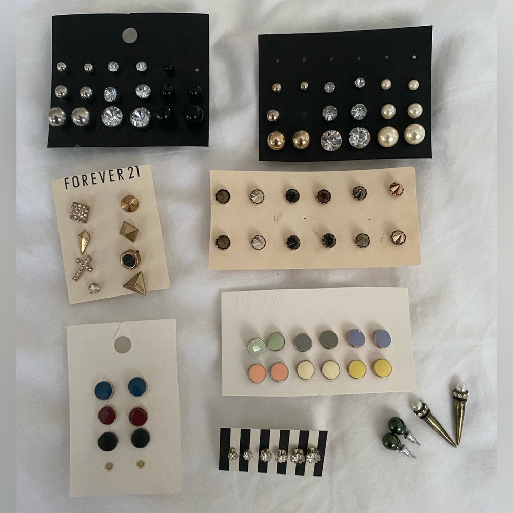 40+ Stud Earrings Mega Bundle (Available Separate… - image 1